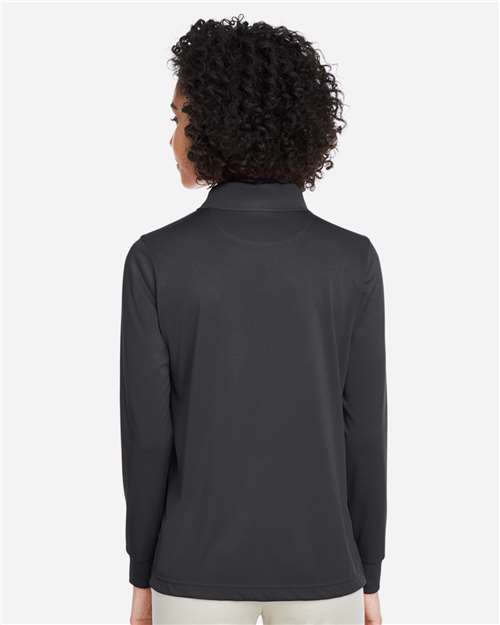 Harriton Women's Advantage Snag Protection Plus IL Long Sleeve Polo M348LW