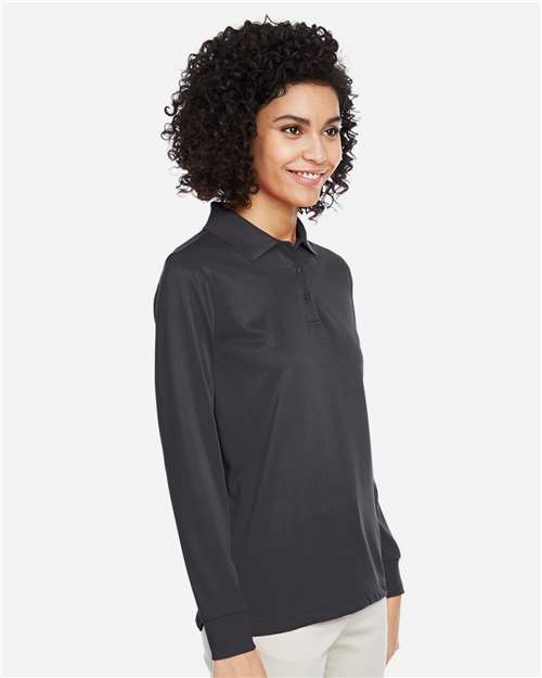 Harriton Women's Advantage Snag Protection Plus IL Long Sleeve Polo M348LW