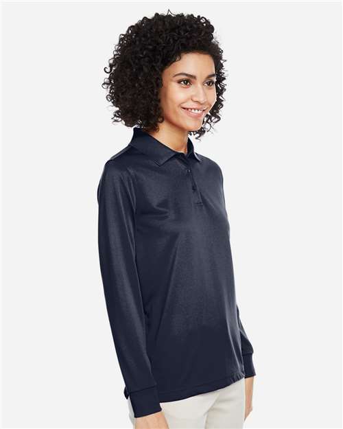Harriton Women's Advantage Snag Protection Plus IL Long Sleeve Polo M348LW