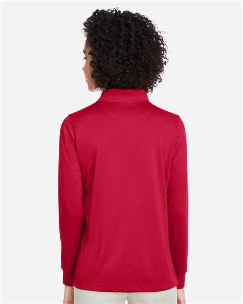 Harriton Women's Advantage Snag Protection Plus IL Long Sleeve Polo M348LW
