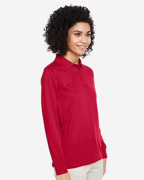 Harriton Women's Advantage Snag Protection Plus IL Long Sleeve Polo M348LW