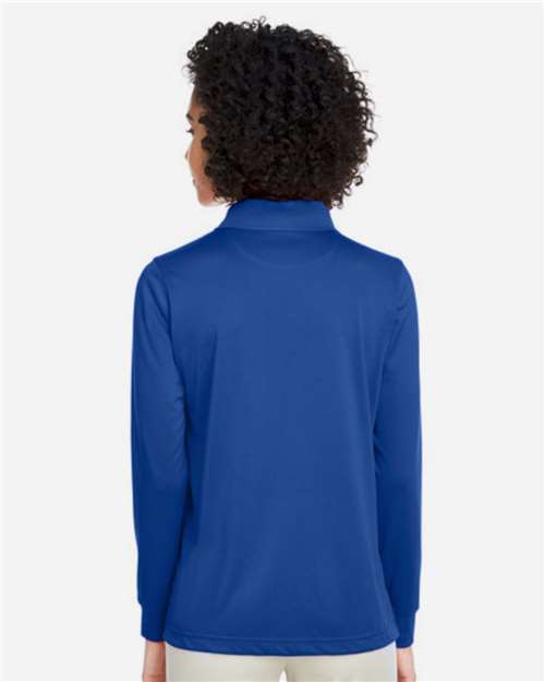 Harriton Women's Advantage Snag Protection Plus IL Long Sleeve Polo M348LW