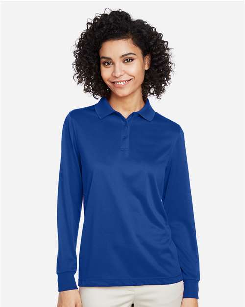 Harriton Women's Advantage Snag Protection Plus IL Long Sleeve Polo M348LW
