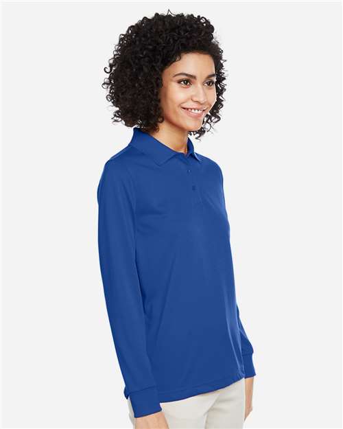 Harriton Women's Advantage Snag Protection Plus IL Long Sleeve Polo M348LW