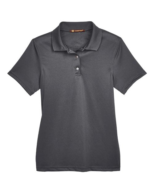 Harriton Women's Advantage Snag Protection Plus IL Snap Placket Polo M345W