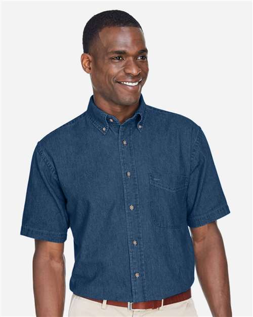 Harriton Men's Denim Shirt M550S