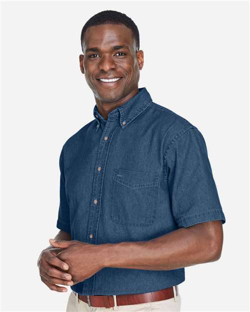 Harriton Men's Denim Shirt M550S