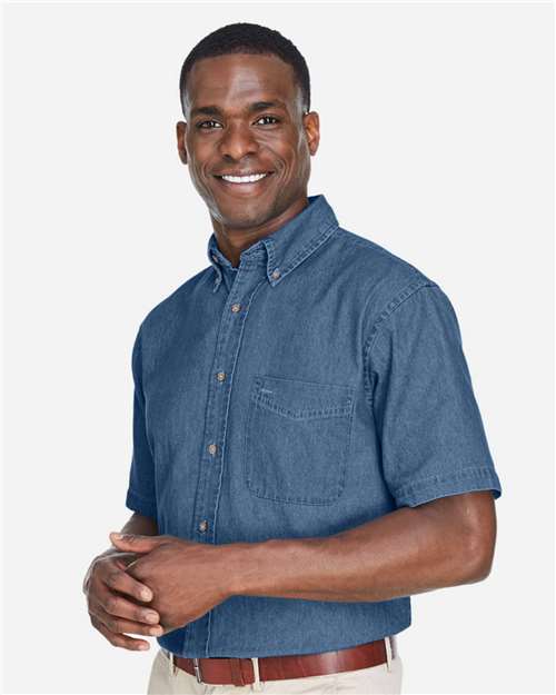 Harriton Men's Denim Shirt M550S