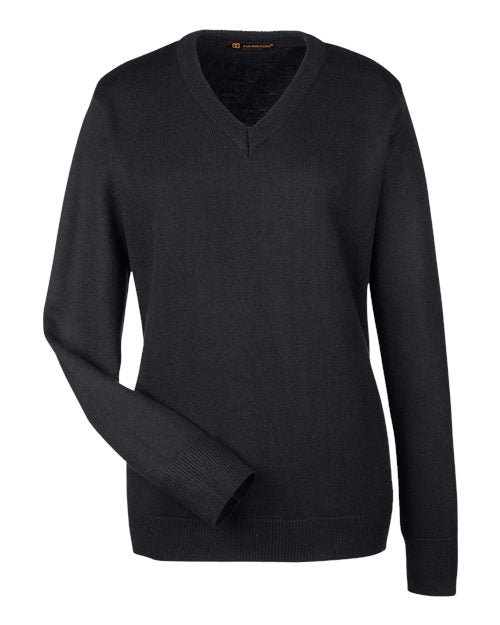 Harriton Women's Pilbloc V-Neck Sweater M420W