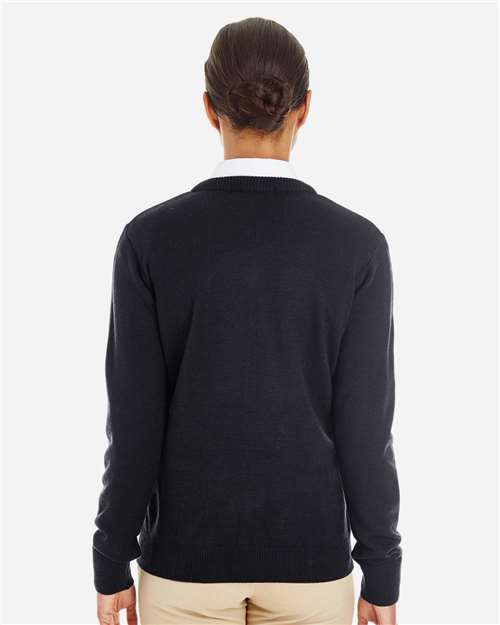 Harriton Women's Pilbloc V-Neck Sweater M420W