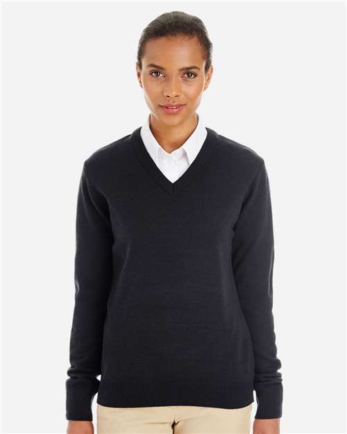 Harriton Women's Pilbloc V-Neck Sweater M420W