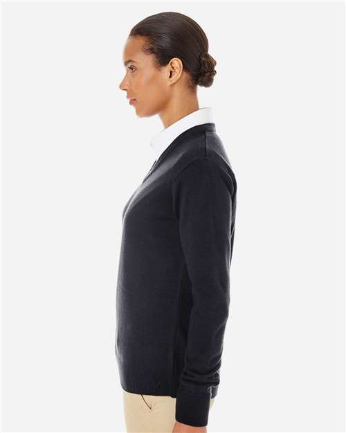 Harriton Women's Pilbloc V-Neck Sweater M420W