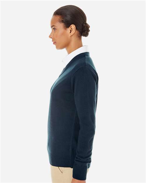 Harriton Women's Pilbloc V-Neck Sweater M420W