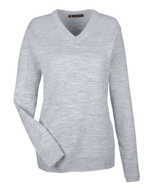 Harriton Women's Pilbloc V-Neck Sweater M420W