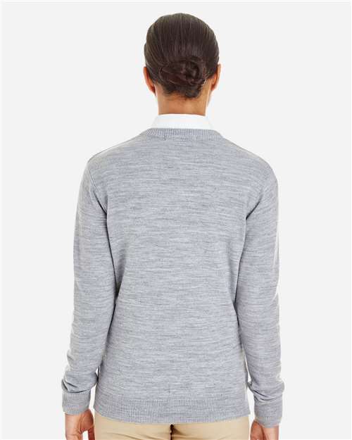 Harriton Women's Pilbloc V-Neck Sweater M420W