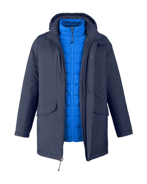 CORE365 Men's Inspire 3-in-1 Jacket with Insulated Liner CE725