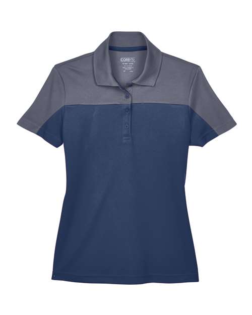 CORE365 Women's Balance Colorblock Performance Piqué Polo CE101W