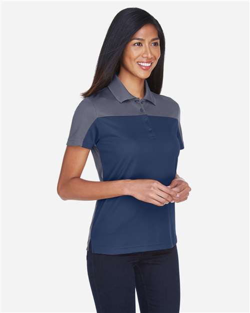 CORE365 Women's Balance Colorblock Performance Piqué Polo CE101W