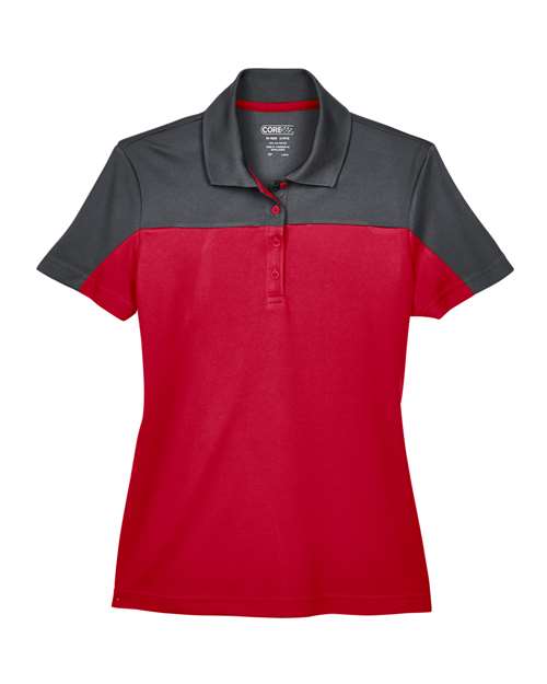 CORE365 Women's Balance Colorblock Performance Piqué Polo CE101W