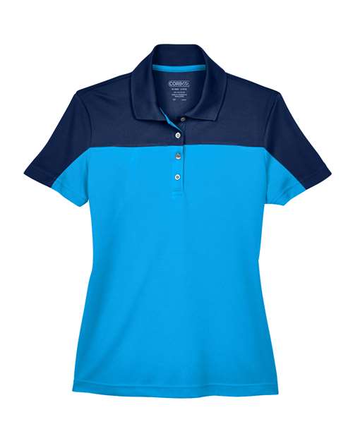 CORE365 Women's Balance Colorblock Performance Piqué Polo CE101W