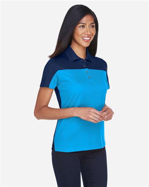 CORE365 Women's Balance Colorblock Performance Piqué Polo CE101W