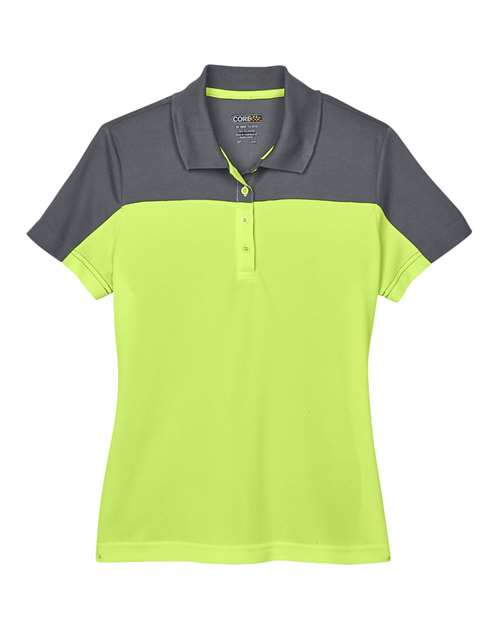 CORE365 Women's Balance Colorblock Performance Piqué Polo CE101W