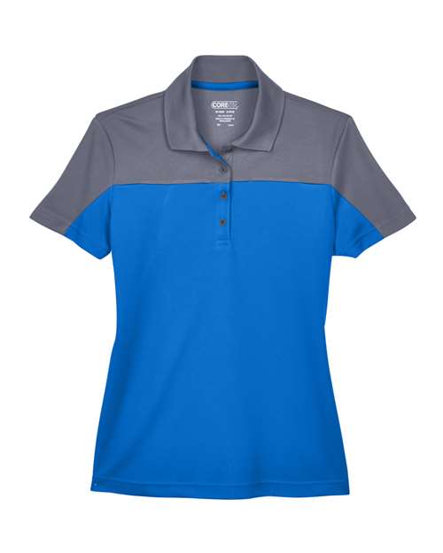 CORE365 Women's Balance Colorblock Performance Piqué Polo CE101W