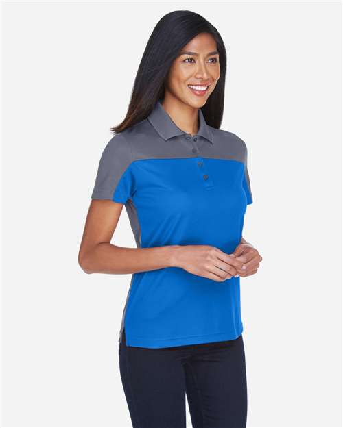 CORE365 Women's Balance Colorblock Performance Piqué Polo CE101W