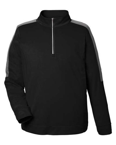Mesh Colorblock Quarter-Zip