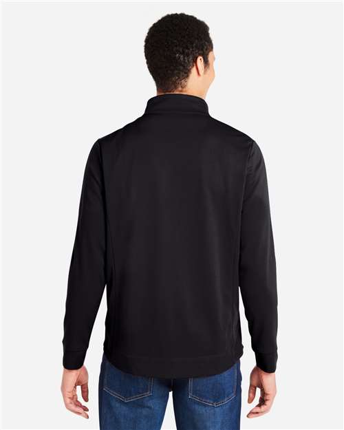 CORE365 Men's Market Snag Protect Mesh Colorblock Quarter-Zip Pullover CE404