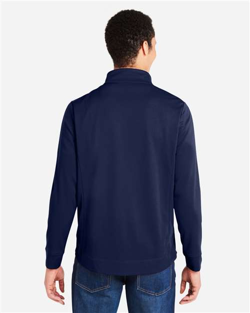 CORE365 Men's Market Snag Protect Mesh Colorblock Quarter-Zip Pullover CE404