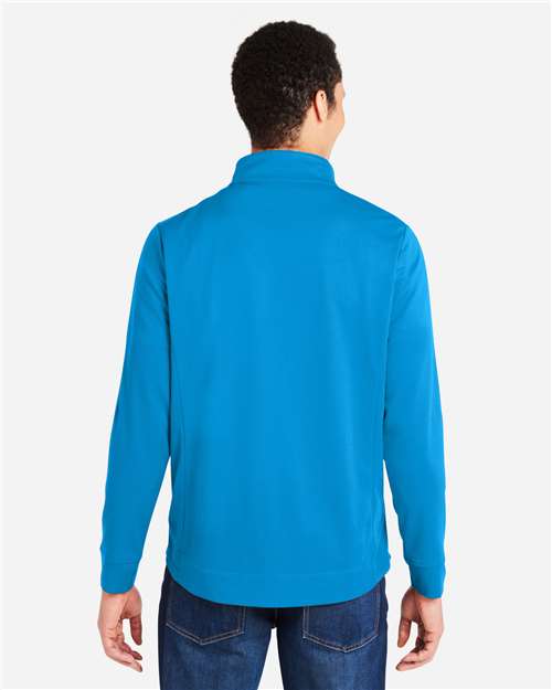 CORE365 Men's Market Snag Protect Mesh Colorblock Quarter-Zip Pullover CE404