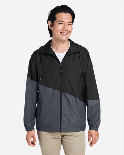 CORE365 Unisex Techno Lite Colorblock Windbreaker CE710