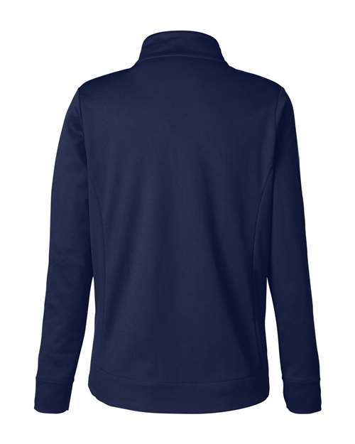 CORE365 Women's Market Snag Protect Mesh Colorblock Quarter-Zip Pullover CE404W
