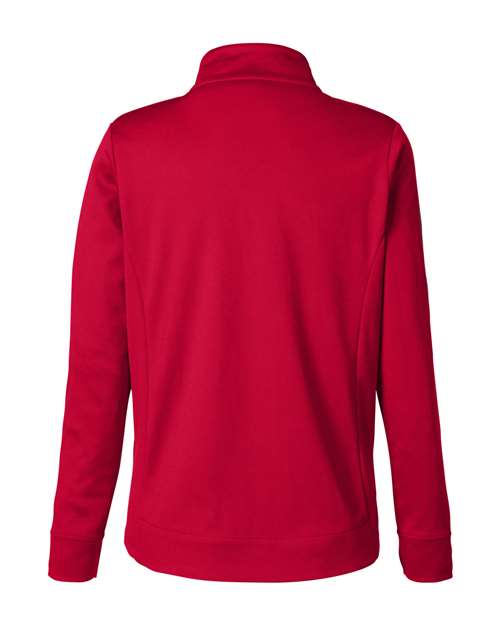 CORE365 Women's Market Snag Protect Mesh Colorblock Quarter-Zip Pullover CE404W