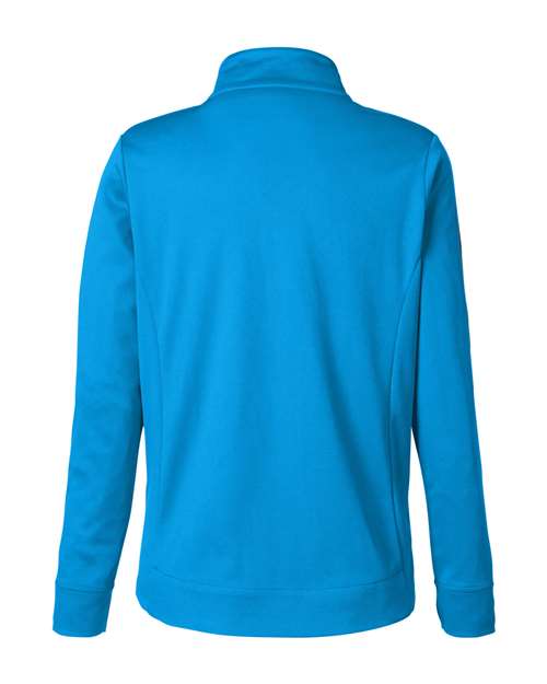 CORE365 Women's Market Snag Protect Mesh Colorblock Quarter-Zip Pullover CE404W