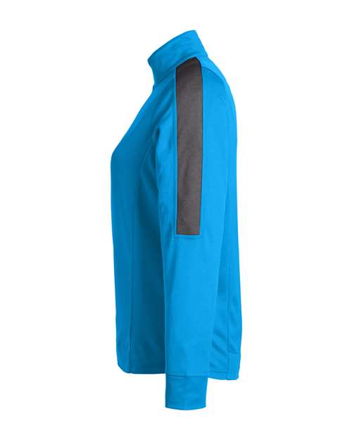 CORE365 Women's Market Snag Protect Mesh Colorblock Quarter-Zip Pullover CE404W
