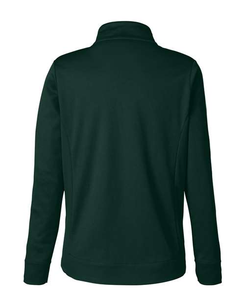 CORE365 Women's Market Snag Protect Mesh Colorblock Quarter-Zip Pullover CE404W