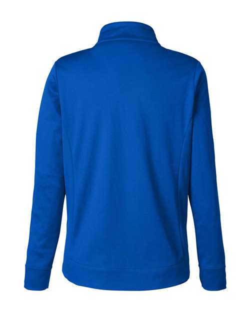 CORE365 Women's Market Snag Protect Mesh Colorblock Quarter-Zip Pullover CE404W