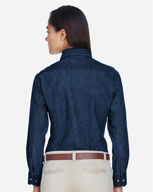 Harriton Women's Denim Shirt M550W