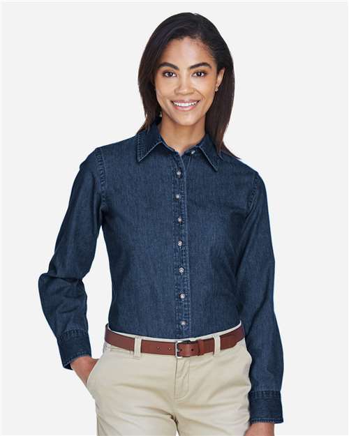 Harriton Women's Denim Shirt M550W
