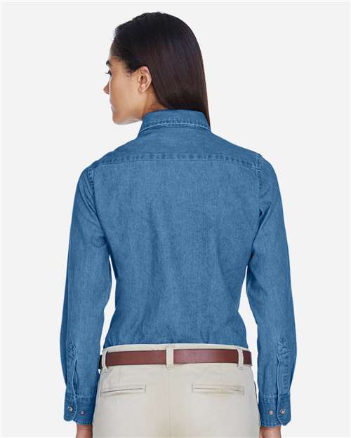 Harriton Women's Denim Shirt M550W