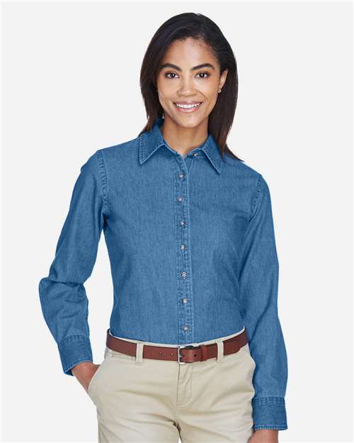 Harriton Women's Denim Shirt M550W