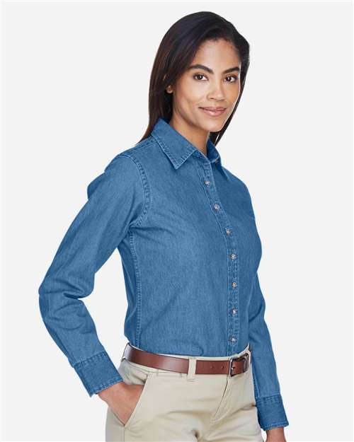 Harriton Women's Denim Shirt M550W