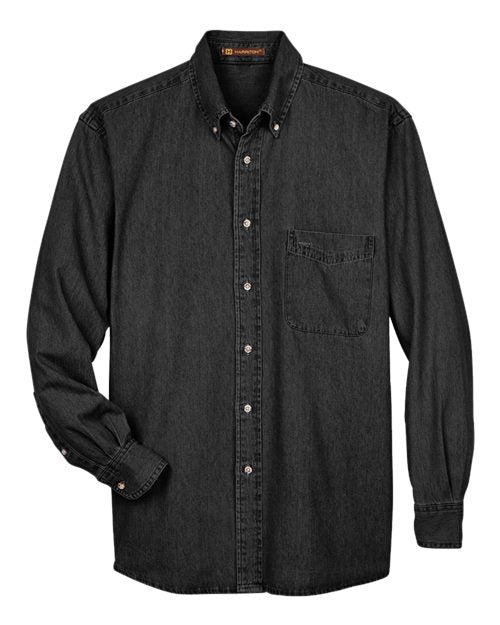 Harriton Men's Tall Denim Shirt M550T