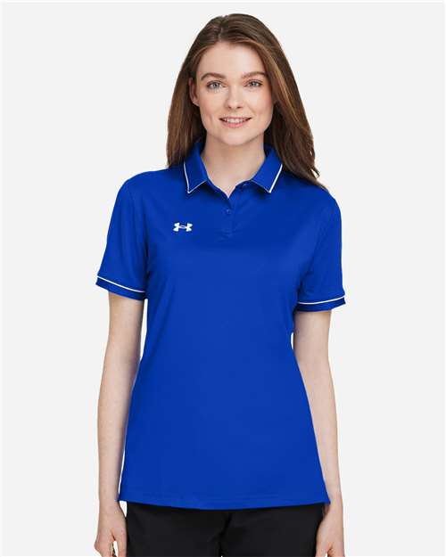 Under Armour Women's Tipped Teams Performance Polo 1376905