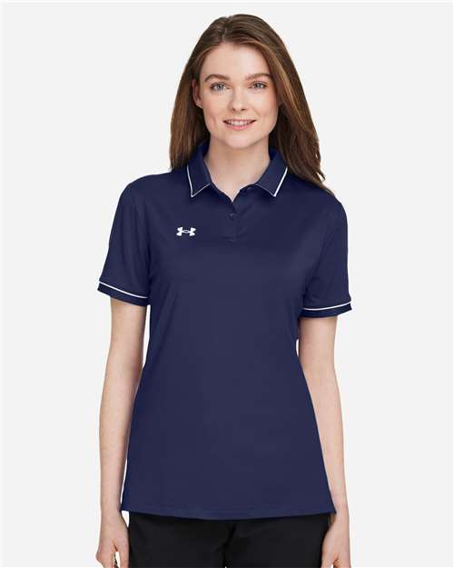 Under Armour Women's Tipped Teams Performance Polo 1376905