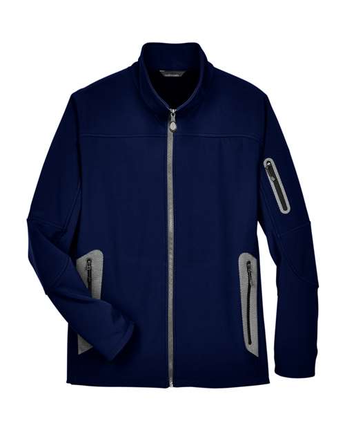 North End Men's Three Layer Fleece Bonded Shell Technical Jacket 88138