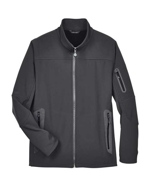 North End Men's Three Layer Fleece Bonded Shell Technical Jacket 88138