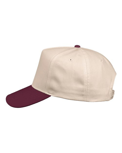 Valucap Five-Panel Twill Cap 8869